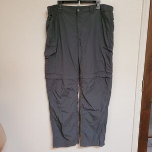 Columbia Grey Convertible Hiking Pants